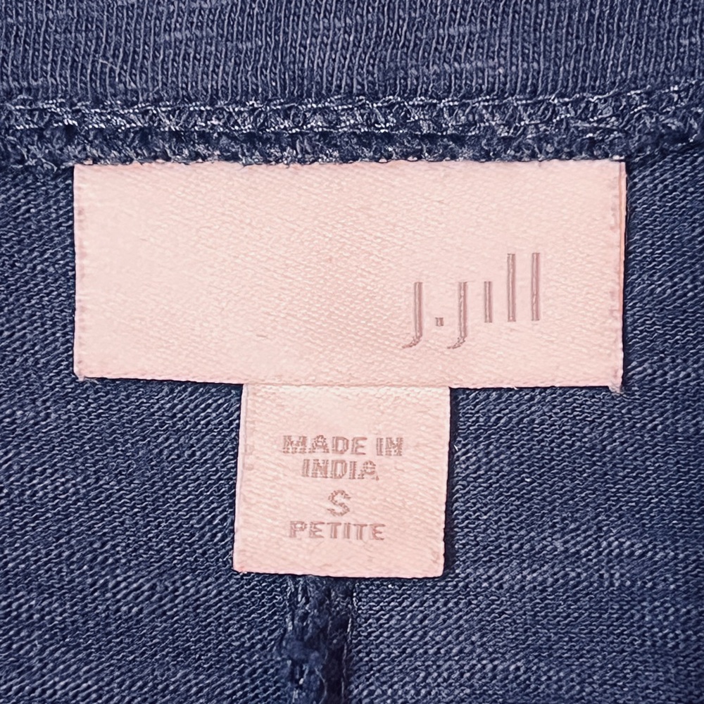 J. Jill Maxi Dress Blue‎ Embroidered Sleeveless Sz S - Picture 3 of 12